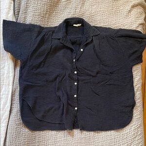 Oversized Muslin Button Down